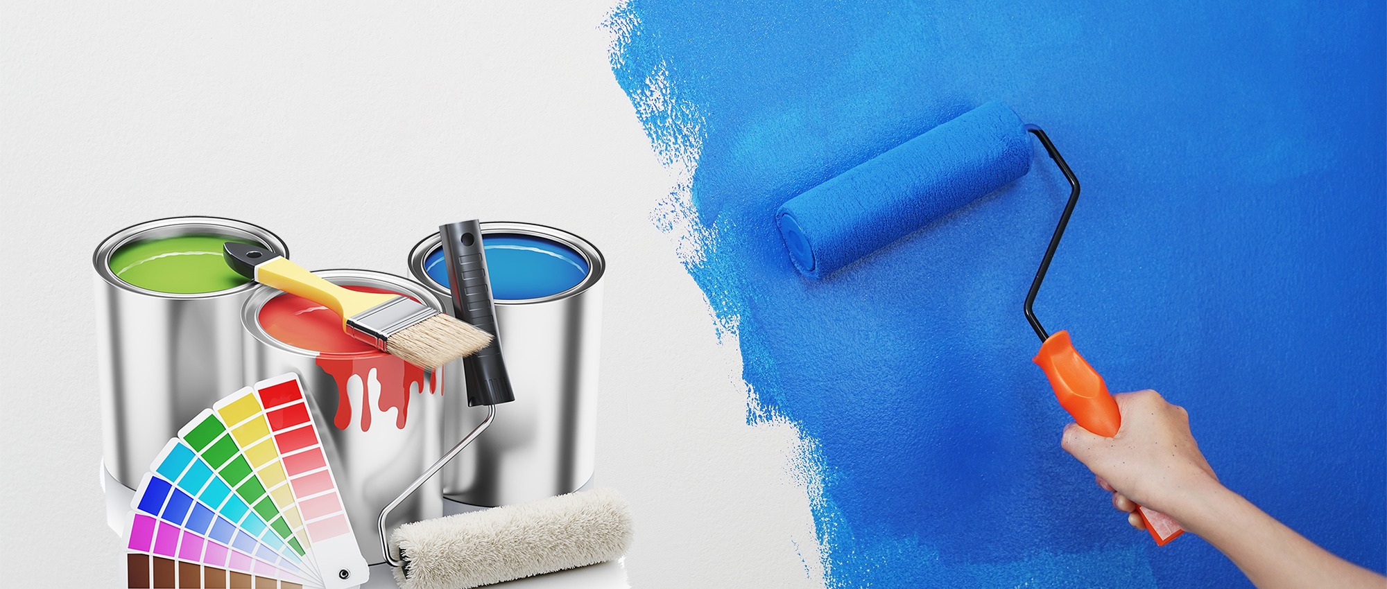 expert painters paint interiors with lead safe paint